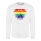 Raised Fist Rainbow Power Pride Month Unisex Sweatshirt