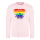 Raised Fist Rainbow Power Pride Month Unisex Sweatshirt
