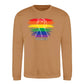 Raised Fist Rainbow Power Pride Month Unisex Sweatshirt