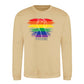 Raised Fist Rainbow Power Pride Month Unisex Sweatshirt