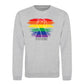 Raised Fist Rainbow Power Pride Month Unisex Sweatshirt
