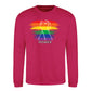 Raised Fist Rainbow Power Pride Month Unisex Sweatshirt