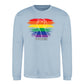Raised Fist Rainbow Power Pride Month Unisex Sweatshirt