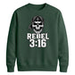 Rebel 3:16 Skull Wrestling Unisex Sweatshirt