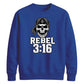 Rebel 3:16 Skull Wrestling Unisex Sweatshirt