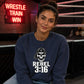 Rebel 3:16 Skull Wrestling Unisex Sweatshirt
