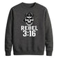 Rebel 3:16 Skull Wrestling Unisex Sweatshirt