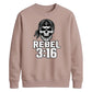 Rebel 3:16 Skull Wrestling Unisex Sweatshirt