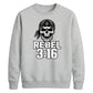 Rebel 3:16 Skull Wrestling Unisex Sweatshirt