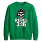 Rebel 3:16 Skull Wrestling Unisex Sweatshirt