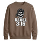 Rebel 3:16 Skull Wrestling Unisex Sweatshirt