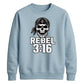 Rebel 3:16 Skull Wrestling Unisex Sweatshirt