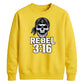 Rebel 3:16 Skull Wrestling Unisex Sweatshirt