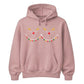 Reindeer Christmas Lights Graphic Unisex Hoodie