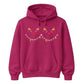 Reindeer Christmas Lights Graphic Unisex Hoodie