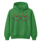 Reindeer Christmas Lights Graphic Unisex Hoodie