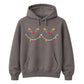 Reindeer Christmas Lights Graphic Unisex Hoodie
