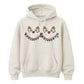 Reindeer Christmas Lights Graphic Unisex Hoodie