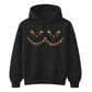 Reindeer Christmas Lights Graphic Unisex Hoodie