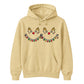 Reindeer Christmas Lights Graphic Unisex Hoodie