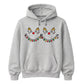Reindeer Christmas Lights Graphic Unisex Hoodie