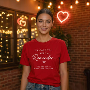 Reminder Slogan For Him For Her Gifts Ladies Fit T-Shirt