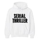 Retro 3D Block Text Serial Thriller Graphic Unisex Hoodie