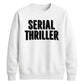 Retro 3D Block Text Serial Thriller Graphic Unisex Sweatshirt