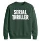 Retro 3D Block Text Serial Thriller Graphic Unisex Sweatshirt
