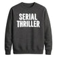 Retro 3D Block Text Serial Thriller Graphic Unisex Sweatshirt