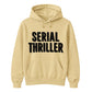 Retro 3D Block Text Serial Thriller Graphic Unisex Hoodie