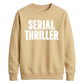 Retro 3D Block Text Serial Thriller Graphic Unisex Sweatshirt