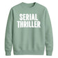 Retro 3D Block Text Serial Thriller Graphic Unisex Sweatshirt