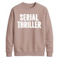 Retro 3D Block Text Serial Thriller Graphic Unisex Sweatshirt