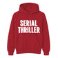 Retro 3D Block Text Serial Thriller Graphic Unisex Hoodie