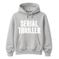 Retro 3D Block Text Serial Thriller Graphic Unisex Hoodie