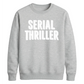 Retro 3D Block Text Serial Thriller Graphic Unisex Sweatshirt