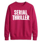 Retro 3D Block Text Serial Thriller Graphic Unisex Sweatshirt