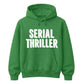 Retro 3D Block Text Serial Thriller Graphic Unisex Hoodie
