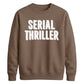Retro 3D Block Text Serial Thriller Graphic Unisex Sweatshirt