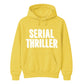 Retro 3D Block Text Serial Thriller Graphic Unisex Hoodie