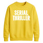 Retro 3D Block Text Serial Thriller Graphic Unisex Sweatshirt