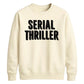 Retro 3D Block Text Serial Thriller Graphic Unisex Sweatshirt