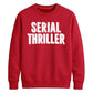 Retro 3D Block Text Serial Thriller Graphic Unisex Sweatshirt