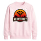 Retro Desert Sunset No Internet Graphic Unisex Sweatshirt