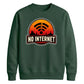 Retro Desert Sunset No Internet Graphic Unisex Sweatshirt
