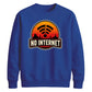 Retro Desert Sunset No Internet Graphic Unisex Sweatshirt