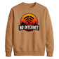 Retro Desert Sunset No Internet Graphic Unisex Sweatshirt