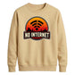 Retro Desert Sunset No Internet Graphic Unisex Sweatshirt