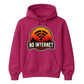 Retro Desert Sunset No Internet Graphic Unisex Hoodie